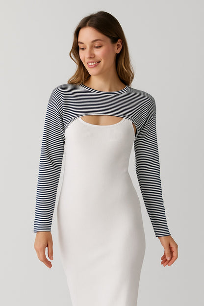 Sıfır Yaka Boyunluklu Kolluk Modeli