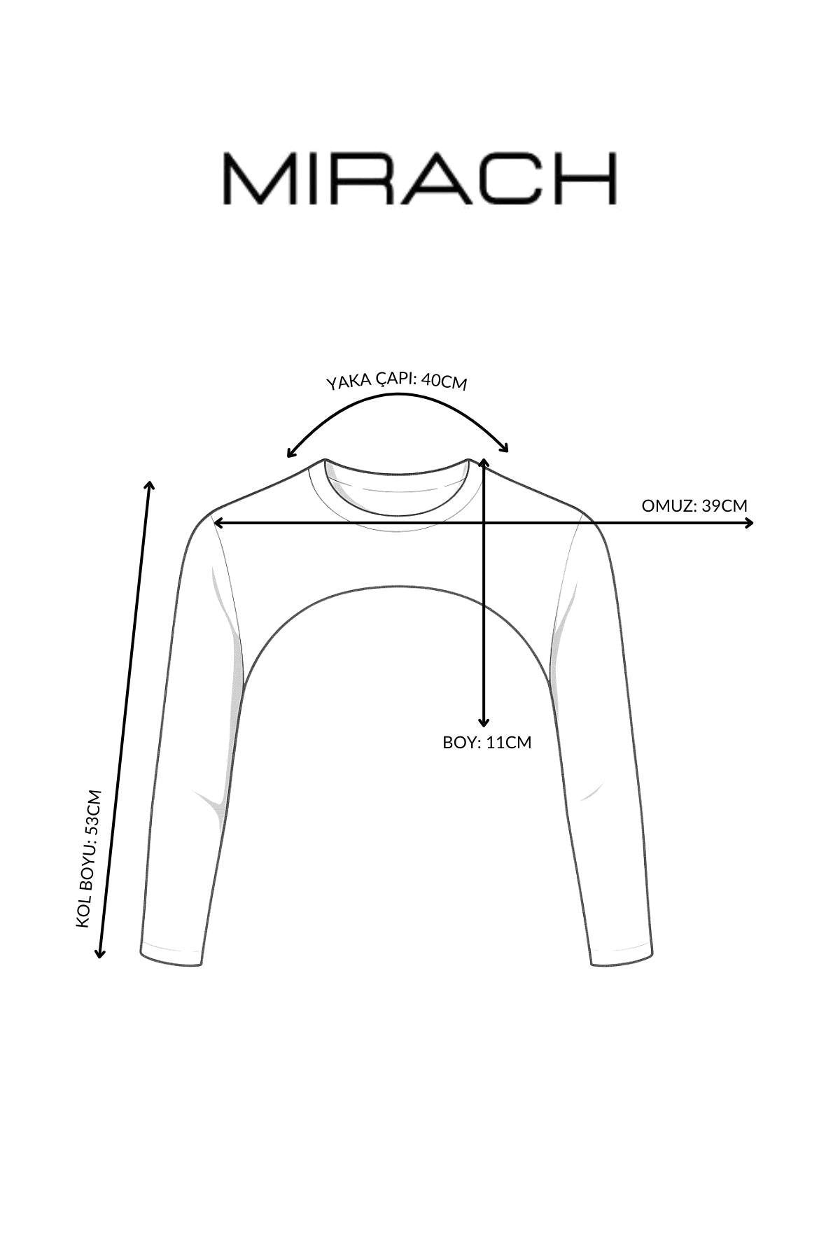 سوار ذراع بدون ياقة للرقبة - أبيض