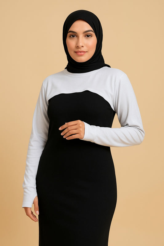 Sıfır Yaka Parmaklı Boyunluklu Kolluk Modeli