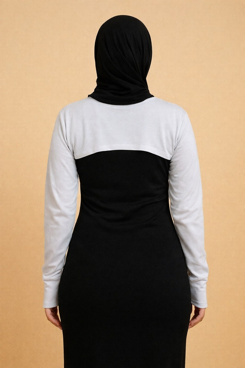 Sıfır Yaka Parmaklı Boyunluklu Kolluk Modeli