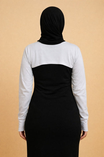 Sıfır Yaka Parmaklı Boyunluklu Kolluk Modeli