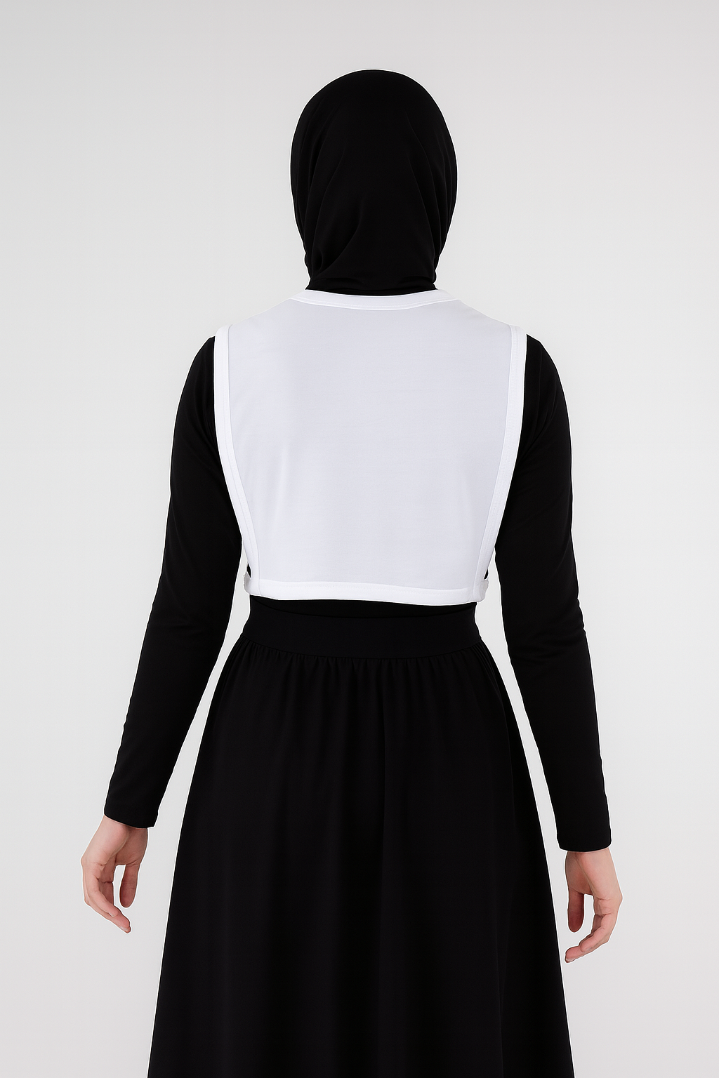 Zero Collar Sleeveless Neck Collar - White